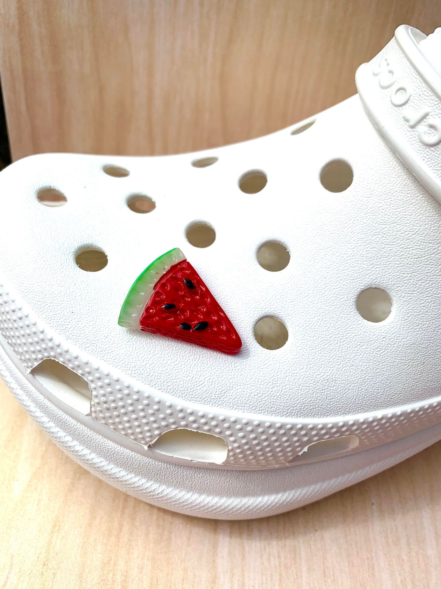 Watermelon Triangle Shoe Charm