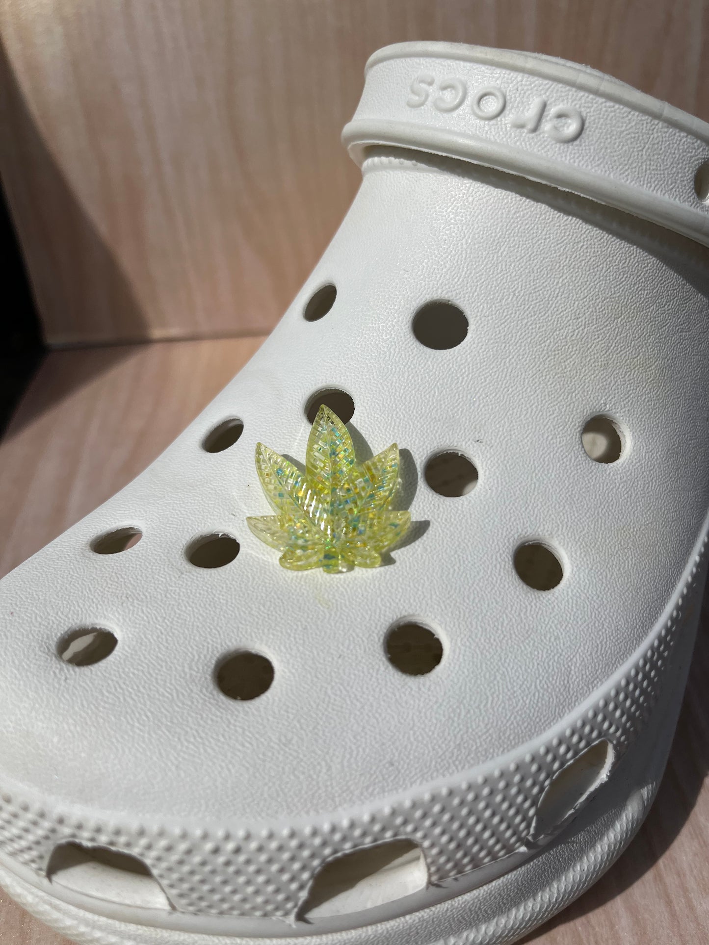 Leaf Shoe Charm
