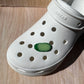 Cucumber Slice Shoe Charm