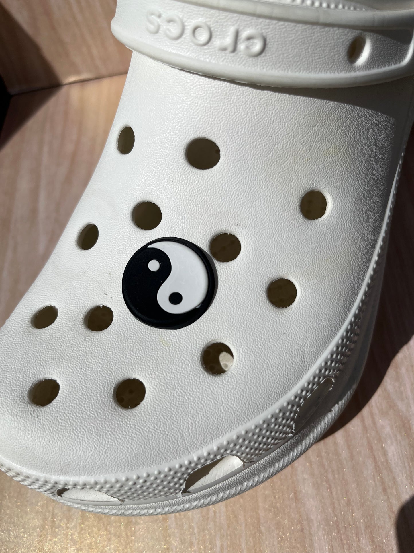 Yin and Yang Shoe Charm